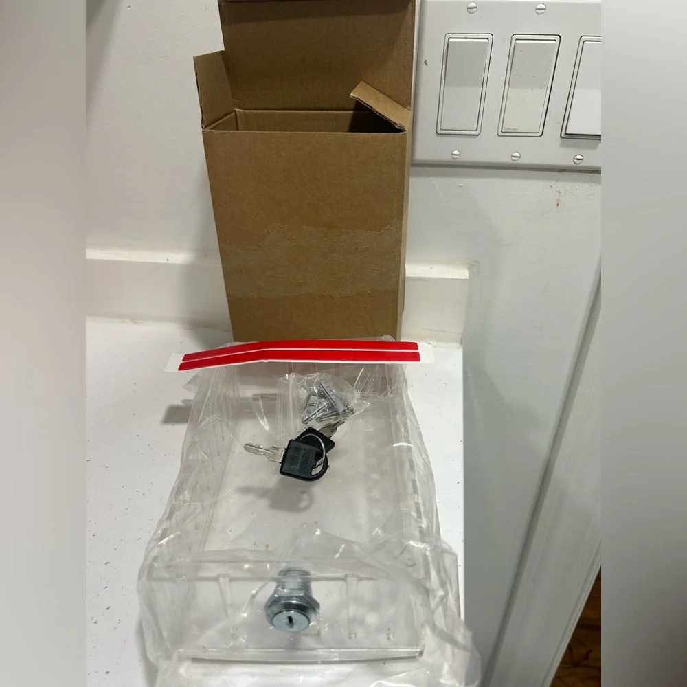 Cover Locking Thermostat Security Clear size 7”x4”